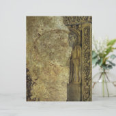 Altertümlicher Pergamenteffekt Antiker mittelalter (Stehend Vorderseite)