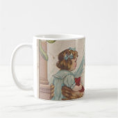 Altertümlicher Weihnachtsmann Kaffeetasse (Links)