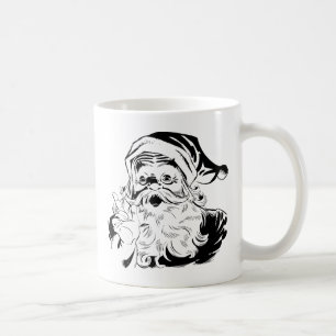 Altertümlicher Weihnachtsmann Kaffeetasse