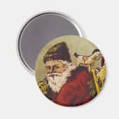 Altertümlicher Weihnachtsmann Magnet (Vorderseite/Rückseite)