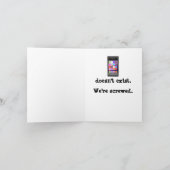 Alterung der Jungbrunnen Spaß für Freunde Karte (Innenseite)