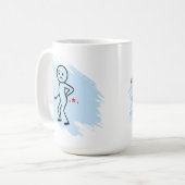 Alterungsbedingter Rückenschmerz Humor Benutzerdef Kaffeetasse (Vorderseite Links)