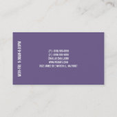 Alterungsprozess, Schneider, Schneider, Seamstress Visitenkarte (Rückseite)