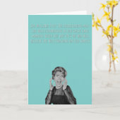 Älterwerden ist ein Schmerz!Karte Karte (Gelbe Blume)