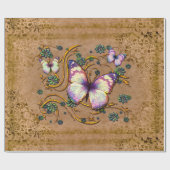 Altes 1 & Butterfly 6B Wrapper Geschenkpapier (Flach)