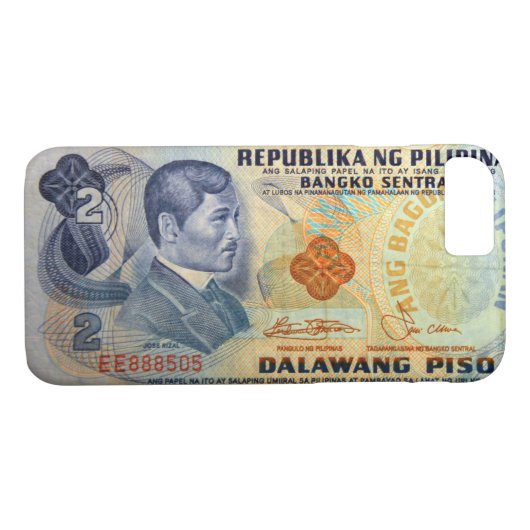 Altes 20 Pesos philippinisches Geld Case-Mate iPhone Hülle (Rückseite (Horizontal))