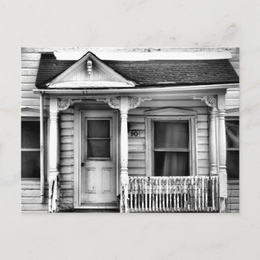 Altes abandoniertes Haus Nr. 90 BW Postkarte (Vorderseite)