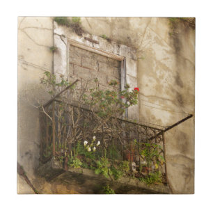 Altes Abandred House Fliese