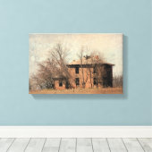 Altes Abandred House Leinwanddruck (Insitu (Holzboden))