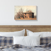 Altes Abandred House Leinwanddruck (Insitu (Schlafzimmer))
