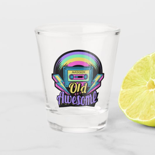 Altes, aber Phantastisches individuelle Name Schnapsglas (Vorderseite)