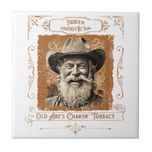 Altes Abes Chawin' Tobacci Fliese