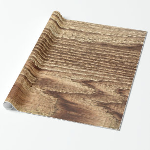 Altes abgenutztes Holz Geschenkpapier