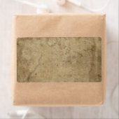 Altes, abgenutztes Papier mit dunkler rustikaler A (Insitu)
