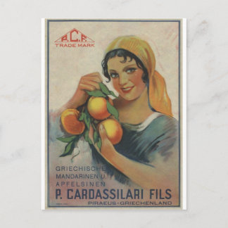Altes Advert Cardassilari Fils Postkarte