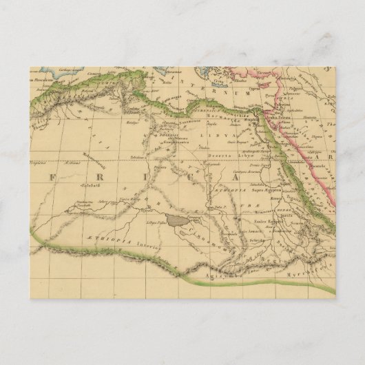 Altes Afrika 2 Postkarte (Vorderseite)