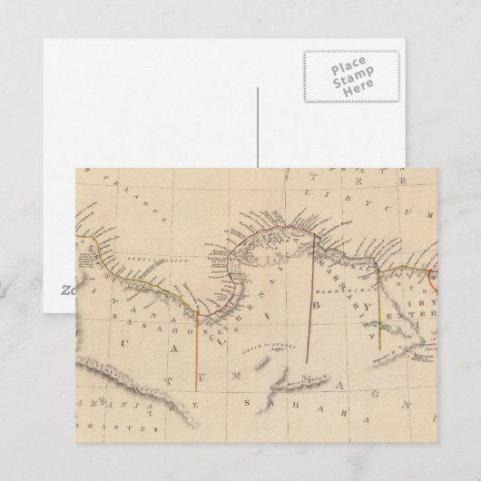 Altes Afrika oder Libyen II Postkarte (Vorne/Hinten)