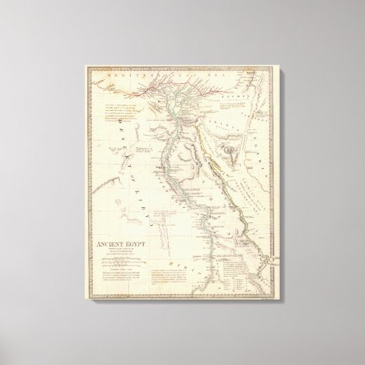 Altes Ägypten 3 Leinwanddruck (Vorderseite)