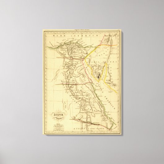 Altes Ägypten 4 Leinwanddruck (Vorderseite)