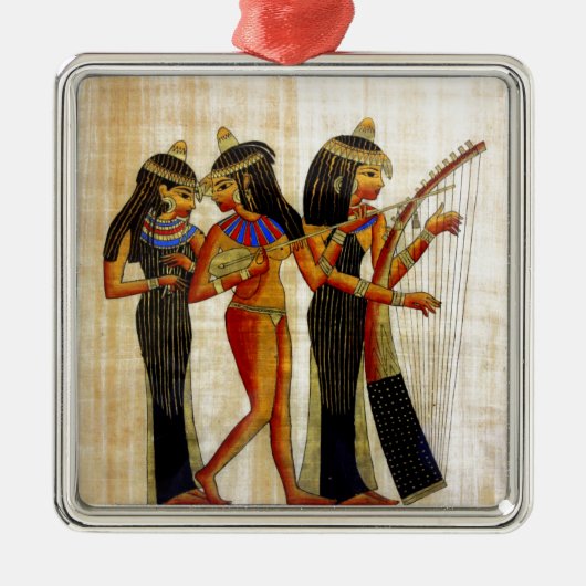 Altes Ägypten 7 Silbernes Ornament (Vorne)