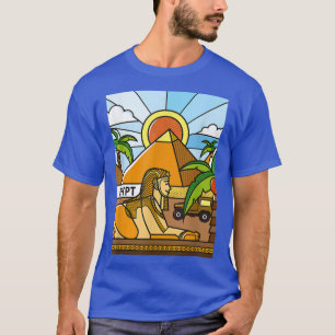 Altes Ägypten Antike Ägyptische Sphin & Pyramiden T-Shirt