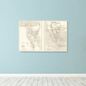 Altes Ägypten, antikes Griechenland Leinwanddruck (Insitu (Holzboden))