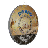 Altes Ägypten Dartboard Dartscheibe (Vorderseite Links)