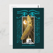 Altes Ägypten Falcon God Horus Postkarte (Vorne/Hinten)