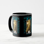 Altes Ägypten Falcon God Horus Tasse (Vorderseite Links)