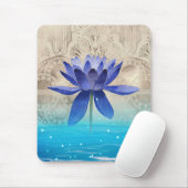 Altes Ägypten Gestyled Magic Blue Lotus Blume Mousepad (Mit Mouse)