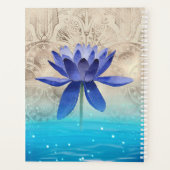 Altes Ägypten Gestyled Magic Blue Lotus Blume Planer (Rückseite)