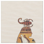 Altes Ägypten-Gott-Gewebe Stoff (Nahaufnahme)