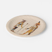 Altes Ägypten-Gott-Pappteller Pappteller (Schrägansicht)