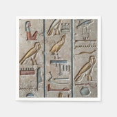 Altes Ägypten graviert Einzigartig Hieroglyphisch Serviette (Vorderseite)