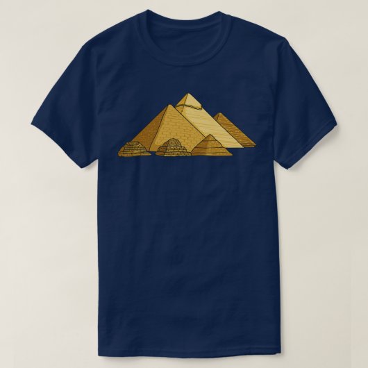 Altes Ägypten Große Pyramiden Geschichte Pyramide T-Shirt (Design vorne)