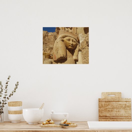 Altes Ägypten Hathor Goddess of Liebe Music Beauty Poster (Küche)