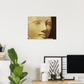 Altes Ägypten Hatshepsut Statue Tempelreise Poster (Heimbüro)