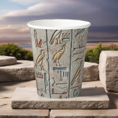 Altes Ägypten Hieroglyphisch eingraviert einzigart Pappbecher