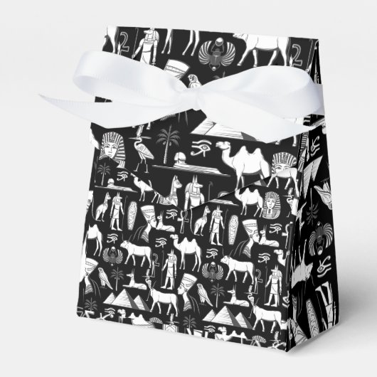 Altes Ägypten Hieroglyphisches Symbol Muster Geschenkschachtel (Vorderseite)