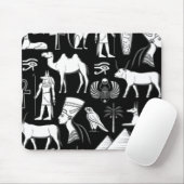 Altes Ägypten Hieroglyphisches Symbol Muster Mousepad (Mit Mouse)