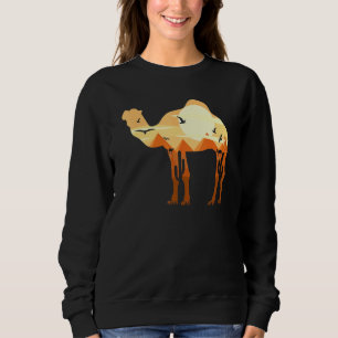 Altes Ägypten Kairo Camel Cactus Trip Souvenir Pyr Sweatshirt