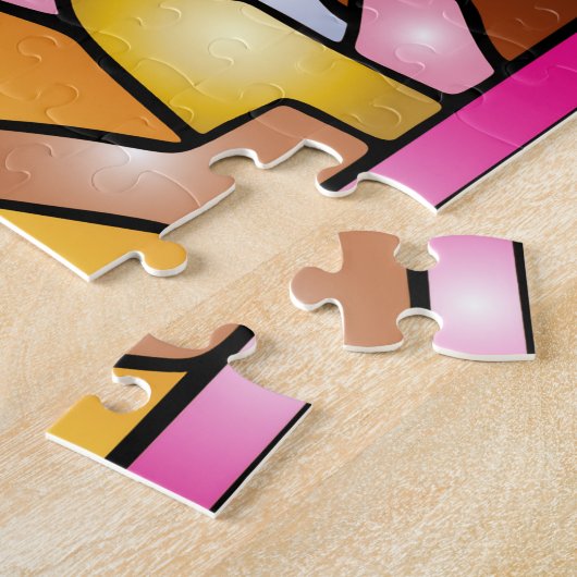 Altes Ägypten Kunst Gott Geb unterstützt Nut in He Puzzle (Seite)