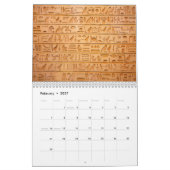 Altes Ägypten mit Pyramiden, Sphinx-Tempel-Kalende Kalender (Feb 2027)