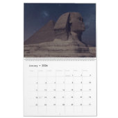 Altes Ägypten mit Pyramiden, Sphinx-Tempel Kalender (Jan 2026)
