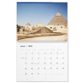 Altes Ägypten mit Pyramiden, Sphinx-Tempel Kalender (Mär 2026)