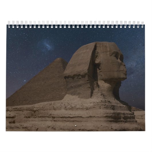 Altes Ägypten mit Pyramiden, Sphinx-Tempel Kalender (Titelbild)