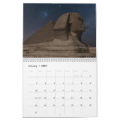 Altes Ägypten mit Pyramiden, Sphinx-Tempel Kalender (Jan 2027)