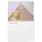Altes Ägypten mit Pyramiden, Sphinx-Tempel Kalender (Feb 2027)