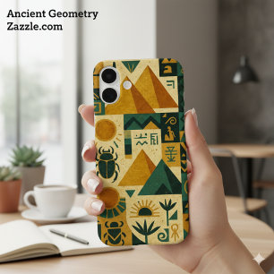 Altes Ägypten Mystik Patchwork Papyrus iPhone 16 Plus Hülle