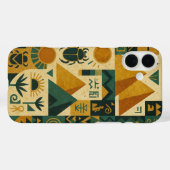 Altes Ägypten Mystique Patchwork Papyrus Case-Mate iPhone Hülle (Rückseite (Horizontal))